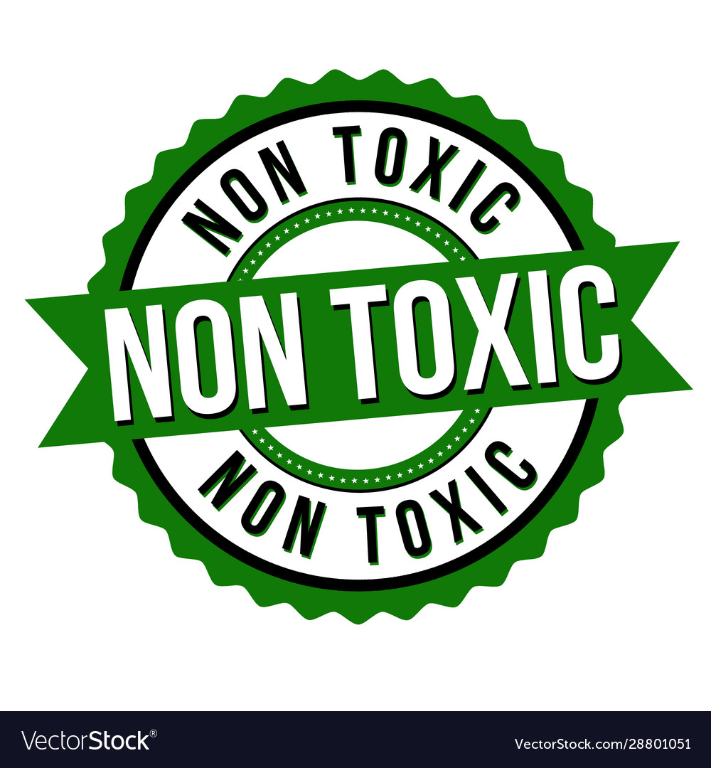 Non Toxic Label Or Sticker Royalty Free Vector Image 8313