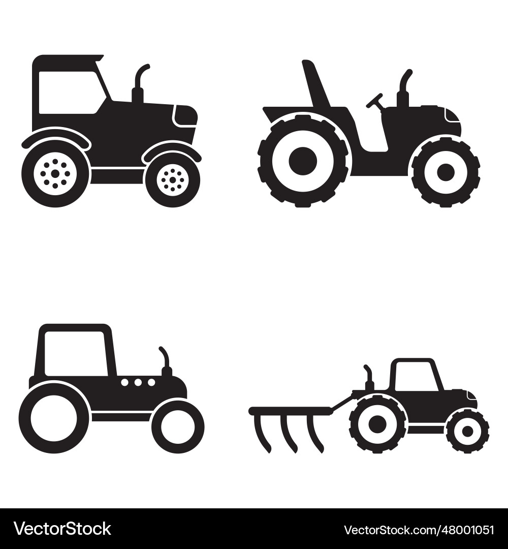 Tractor icon Royalty Free Vector Image - VectorStock