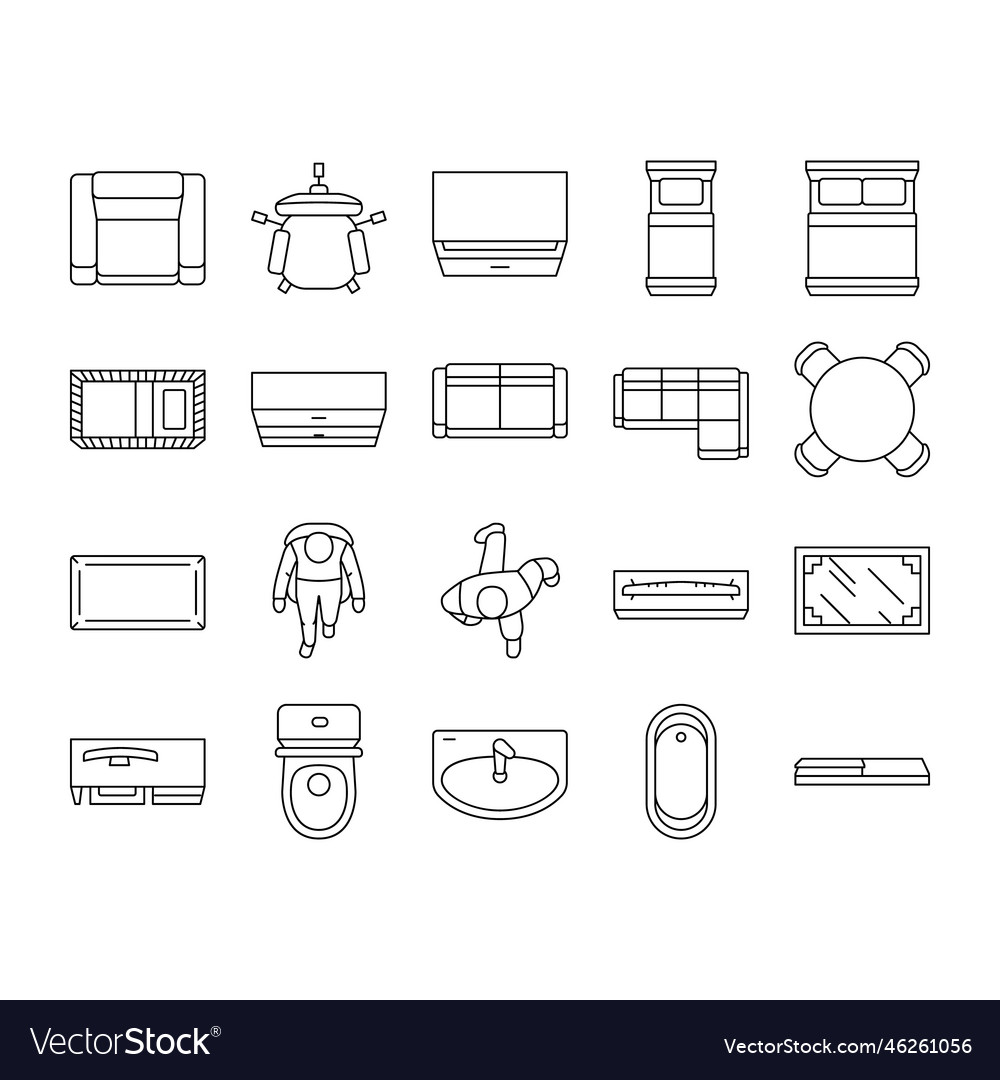 floor-plan-interior-furniture-icons-set-royalty-free-vector