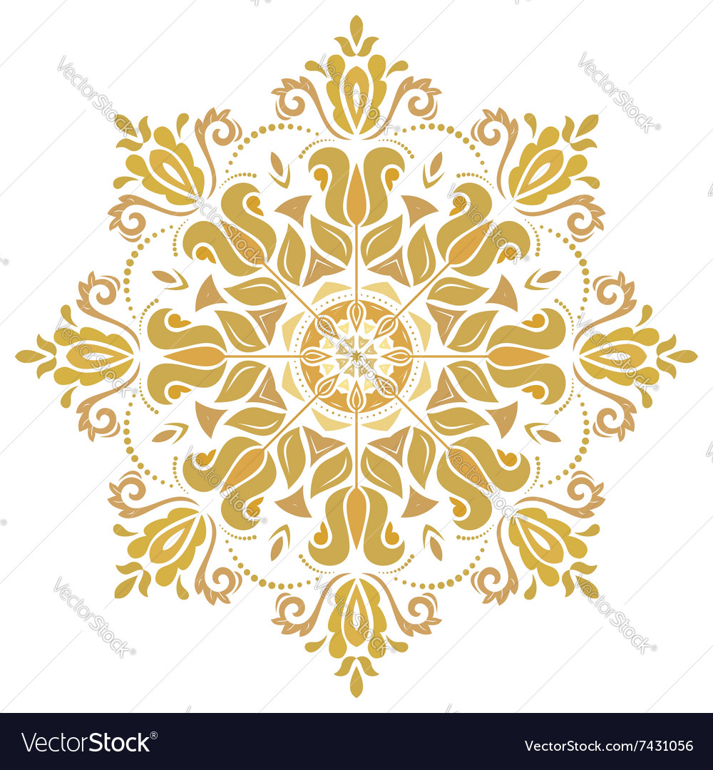 Oriental abstract pattern Royalty Free Vector Image