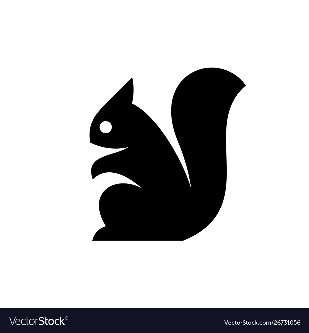Squirrel logo Royalty Free Vector Image - VectorStock