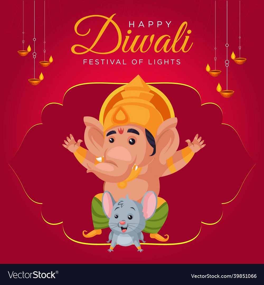 Banner design of happy diwali Royalty Free Vector Image Banner design of happy diwali Royalty Free Vector Image