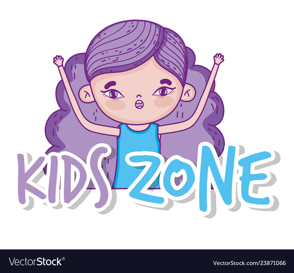 Beauty Girl With Hairstyle And Blouse To Play Vector Image