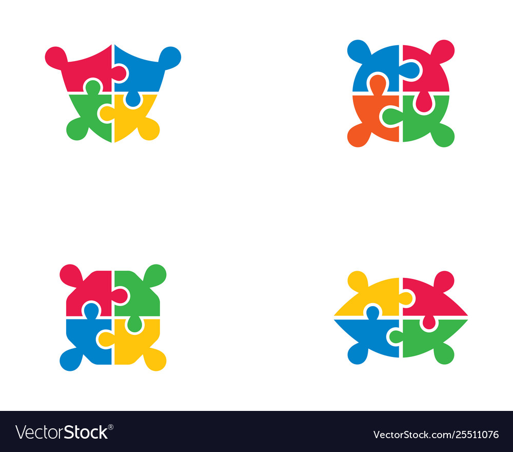 Puzzle icon design Royalty Free Vector Image - VectorStock