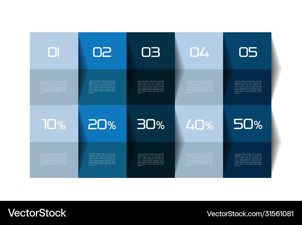 Tabletable schedule step template Royalty Free Vector Image