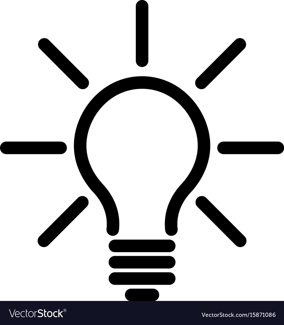 light-bulb-icon-simple-black-line-symbol-isolated-vector-image