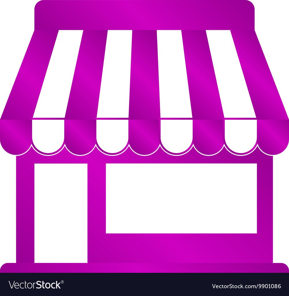 Store icon concept for design Royalty Free Vector Image