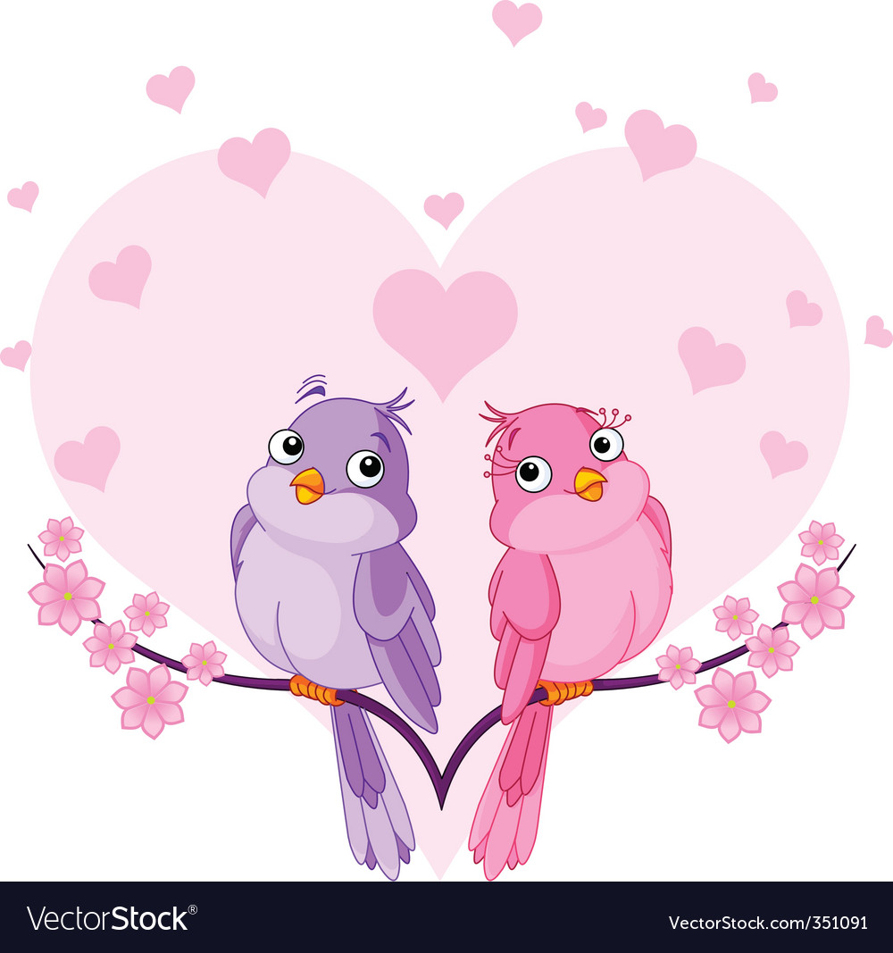 Download Love birds Royalty Free Vector Image - VectorStock