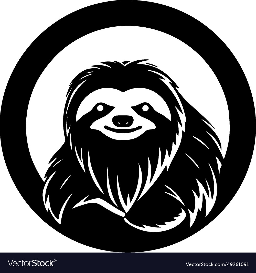 Sloth - high quality logo ideal for t-shirt Vector Image