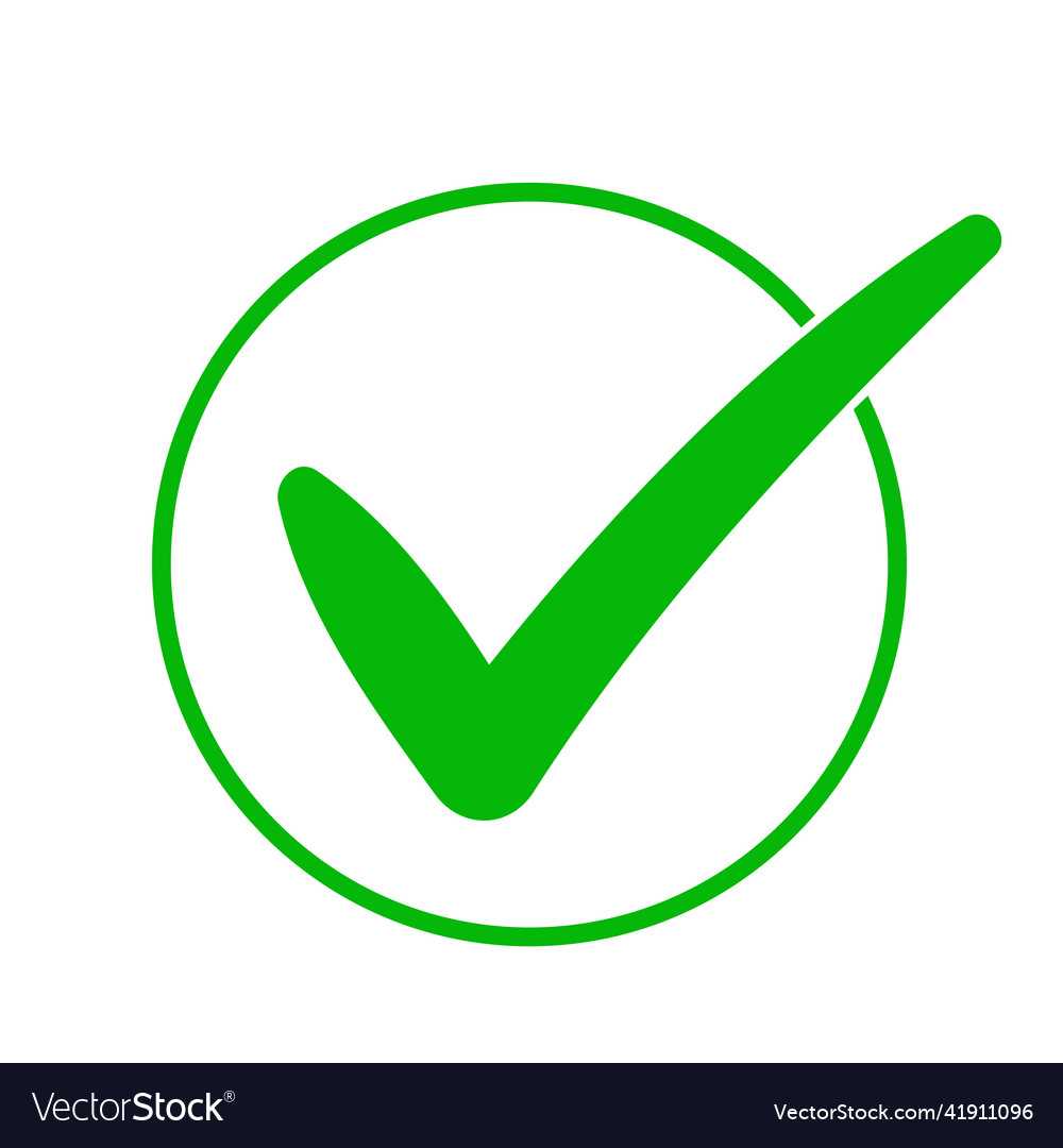 green checkmark circle