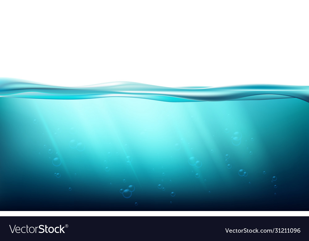 Ocean surface water Royalty Free Vector Image - VectorStock