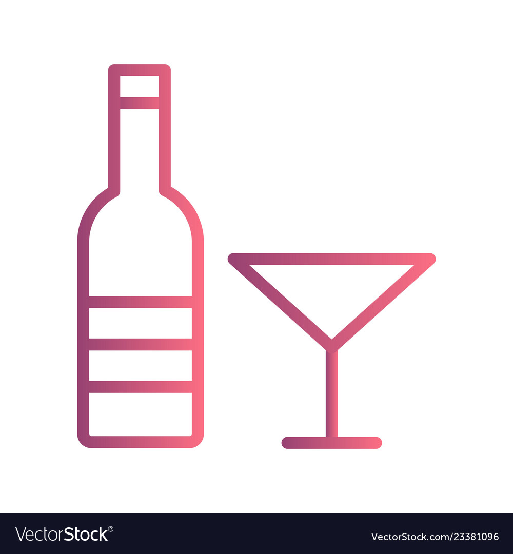 Wine icon Royalty Free Vector Image - VectorStock