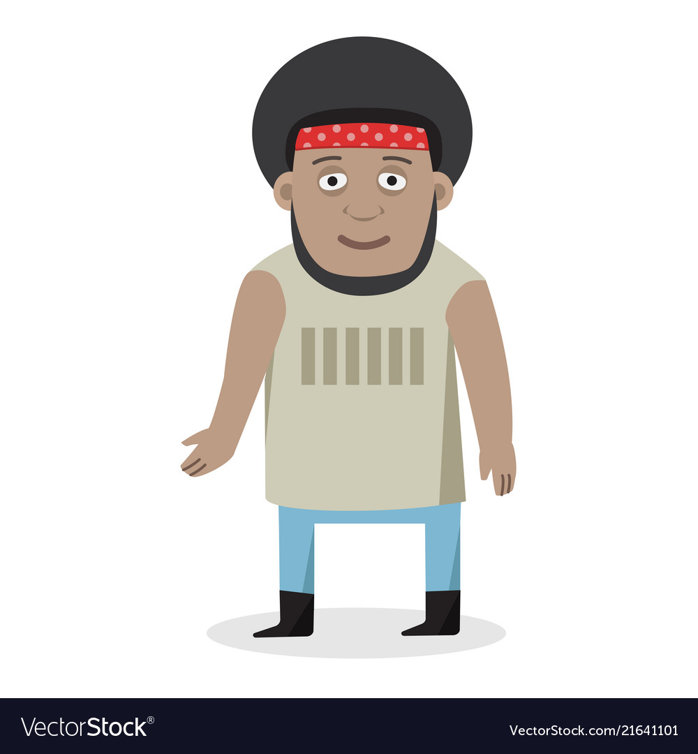 cool african man afro