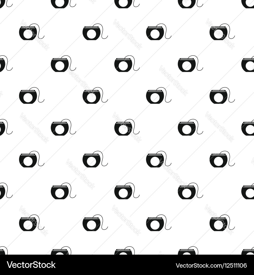 Dental floss pattern simple style Royalty Free Vector Image