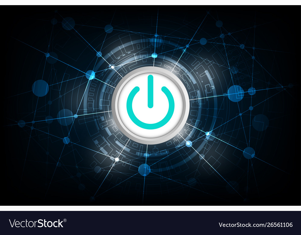 Switches used for activation various system Vector Image