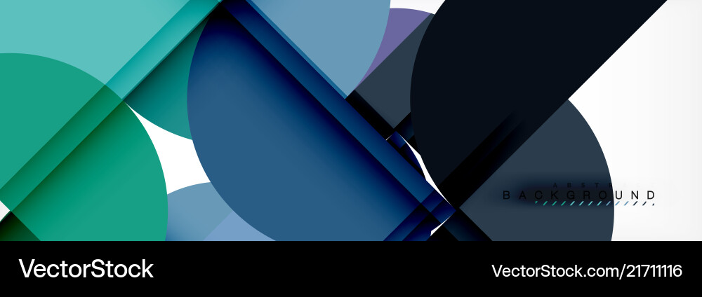 Circle abstract background geometric Royalty Free Vector