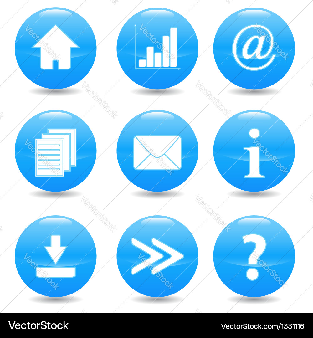 New web set Royalty Free Vector Image - VectorStock