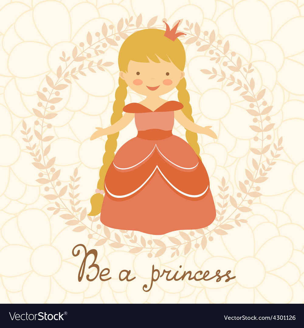 Be a princess card