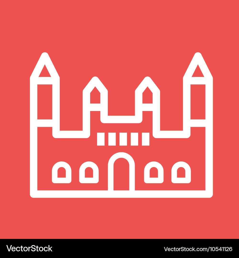 Castle Royalty Free Vector Image - VectorStock