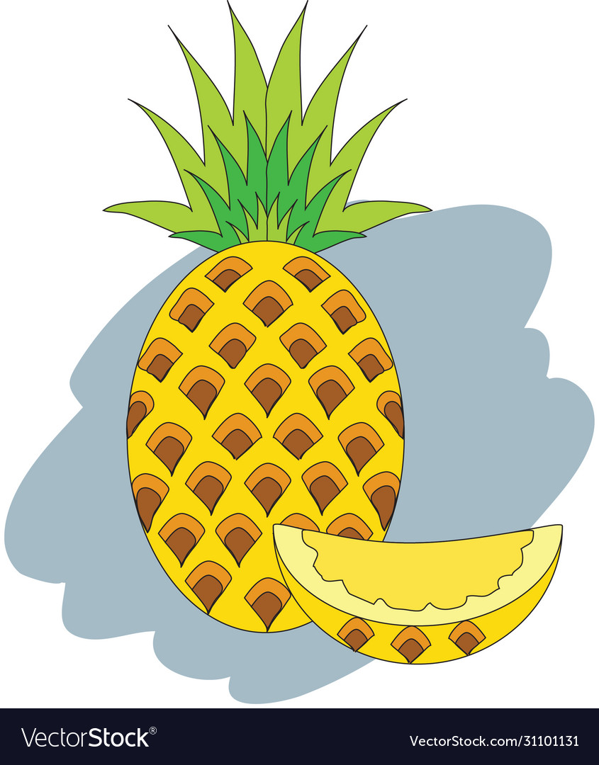 Pineapple Royalty Free Vector Image - Vectorstock