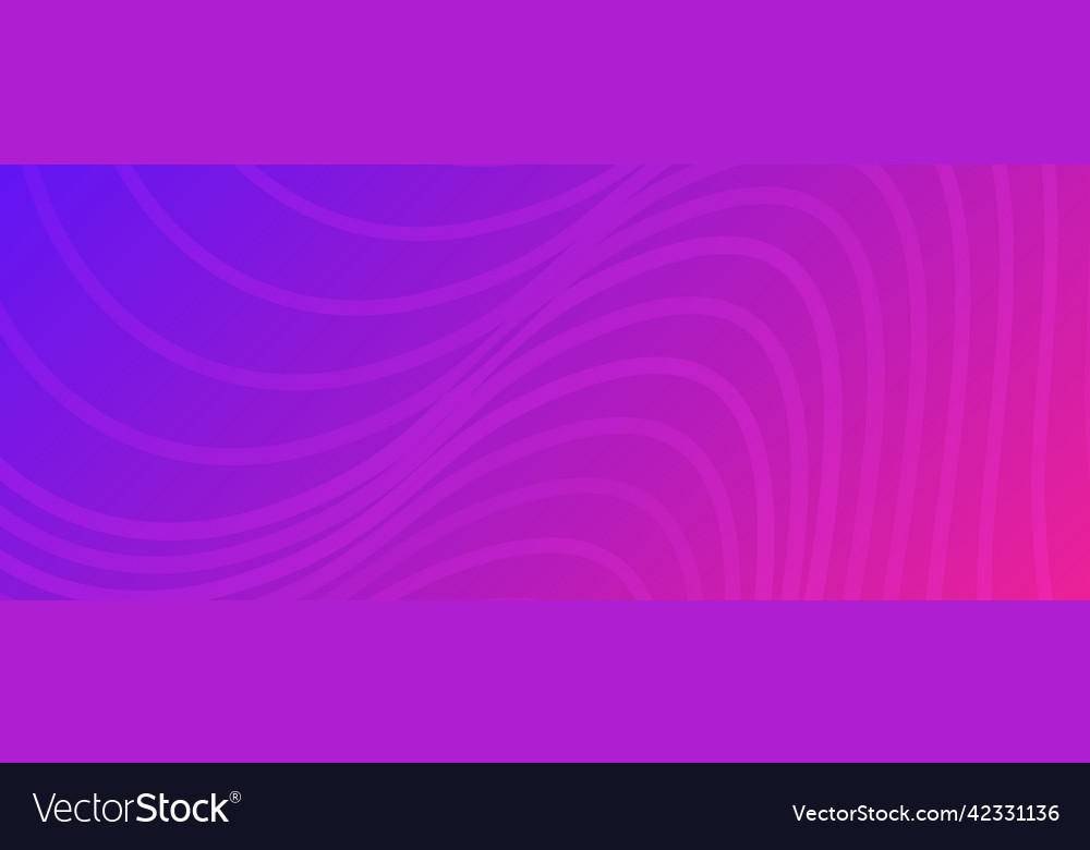 Modern Colorful Gradient Background With Wave Vector Image