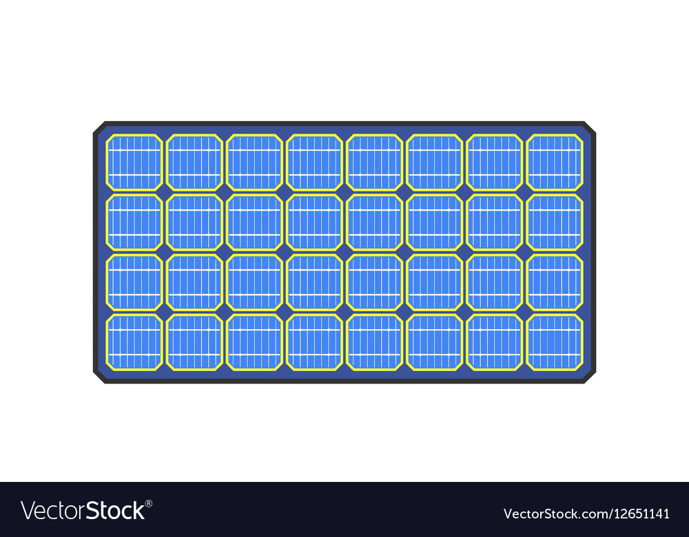 Solar panels Royalty Free Vector Image - VectorStock