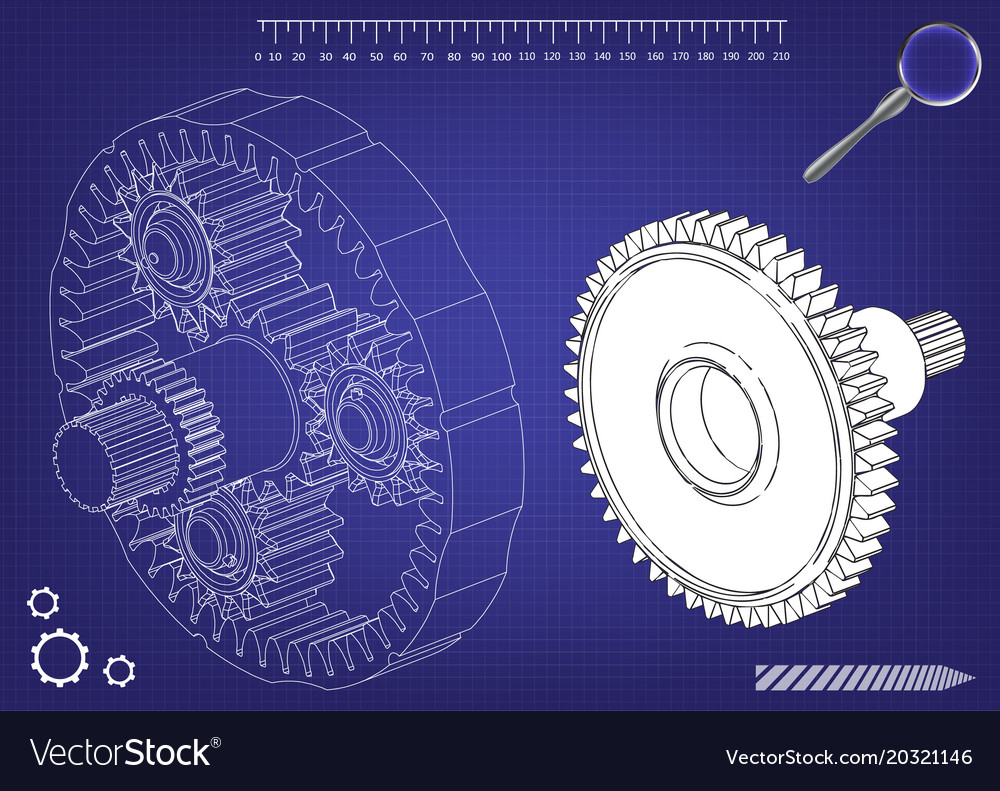 3D model of the gear set.  Download Scientific Diagram