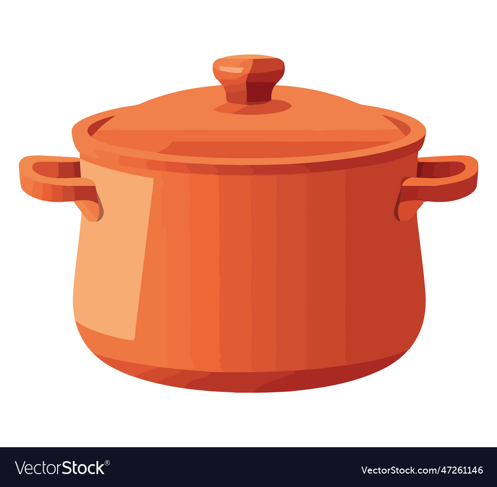 Stew pot design Royalty Free Vector Image VectorStock