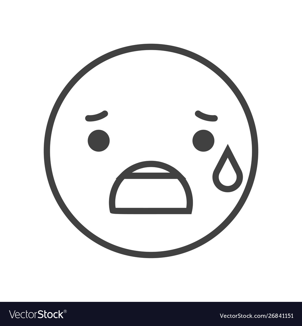 Emoji icon face expression modern design Vector Image