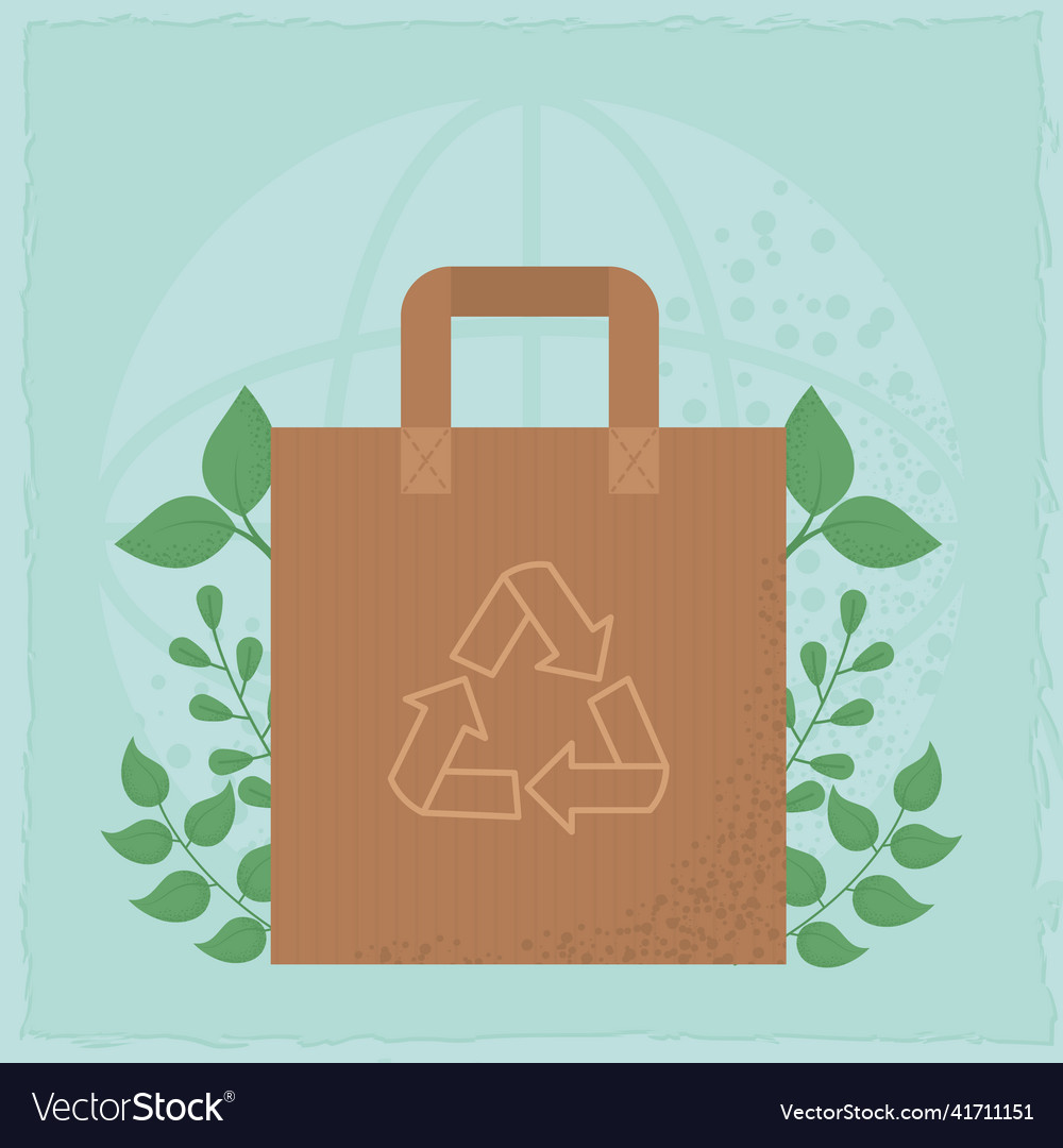 Paper bag Royalty Free Vector Image - VectorStock