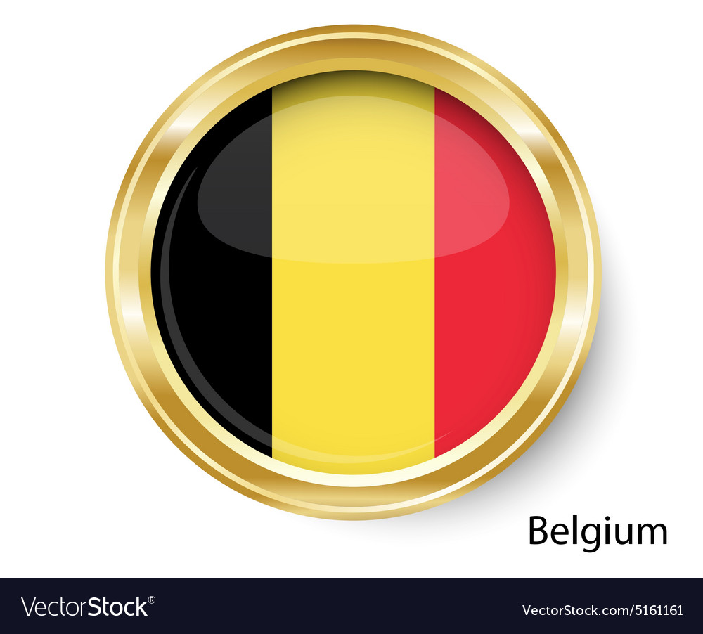 Abstract image of the belgian flag Royalty Free Vector Image