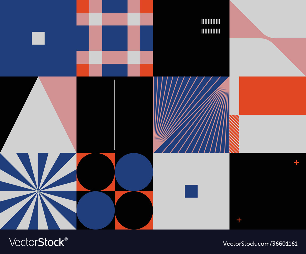 Hi-tech Aesthetics Electronic Abstract Pattern Vector Image