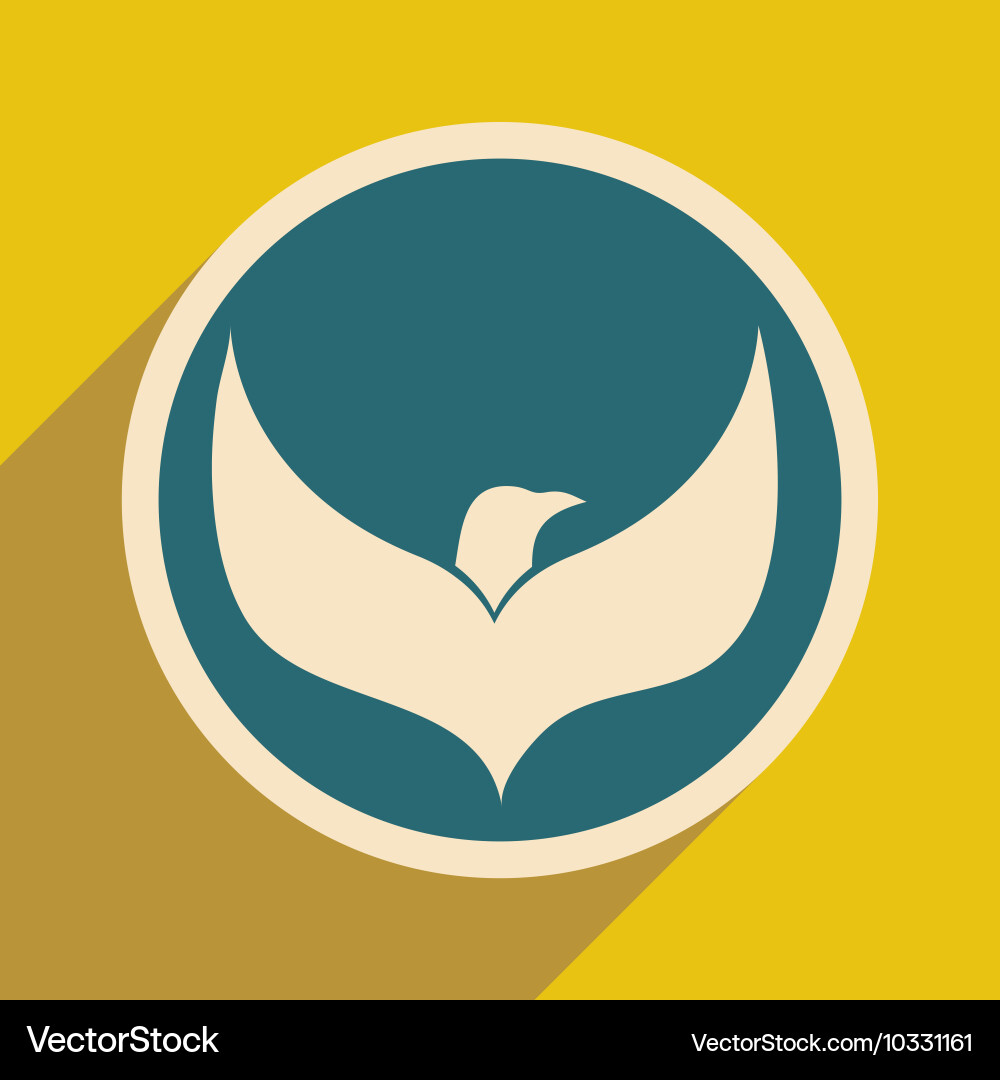 Logo flying eagle Royalty Free Vector Image - VectorStock