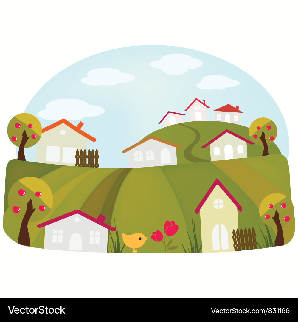 Landscape Royalty Free Vector Image - VectorStock