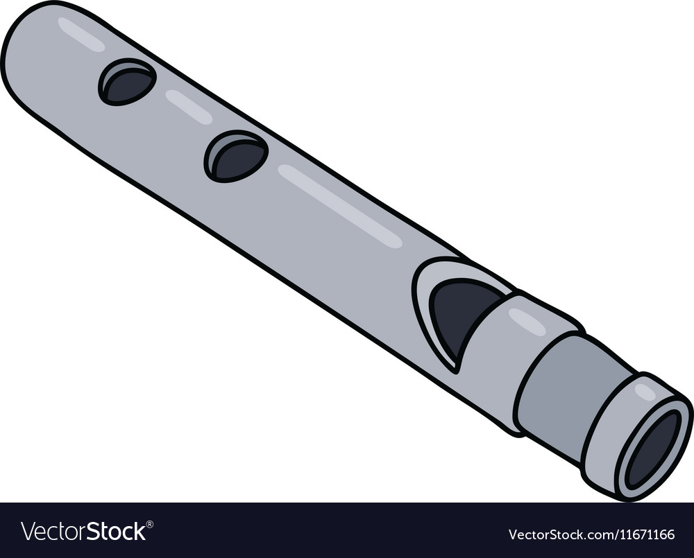 Small metal whistle Royalty Free Vector Image - VectorStock