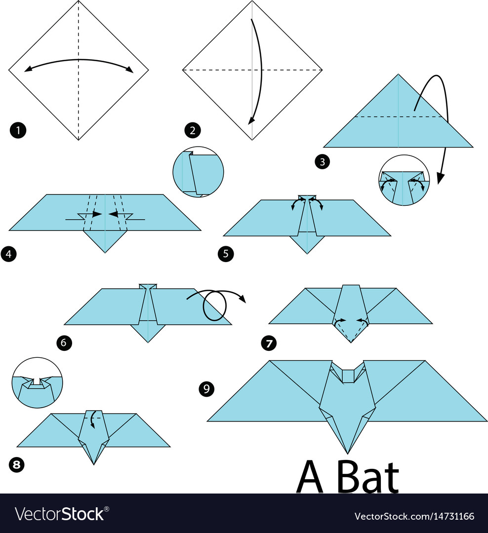 Step By Step Instructions How To Make Origami