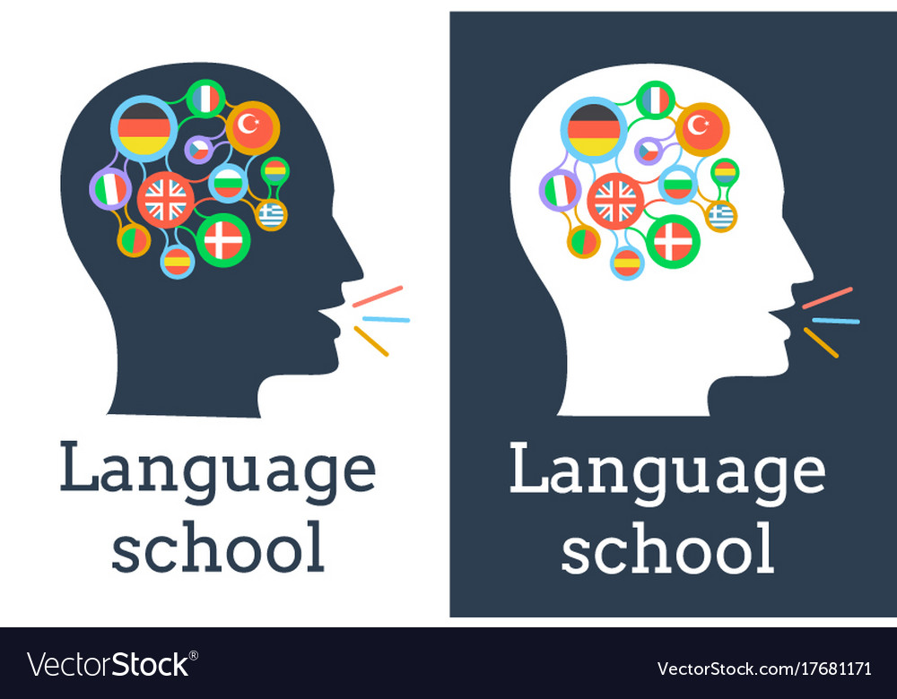 Download Icon of the language school flags Royalty Free Vector Image