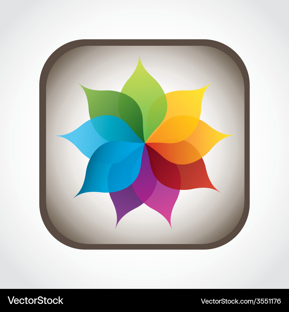 Flower icon Royalty Free Vector Image - VectorStock