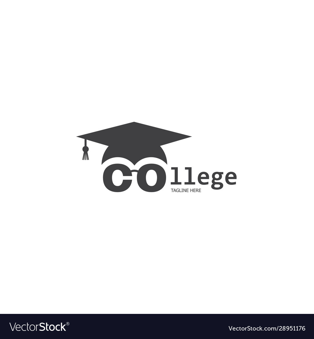 Logo template college vector image Logo template college