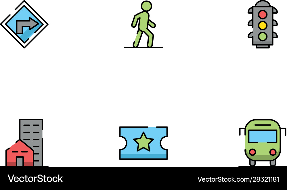 Bundle maps and navigation icons Royalty Free Vector Image