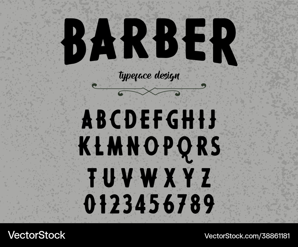 Font scripttypefacealphabet shadow Royalty Free Vector Image