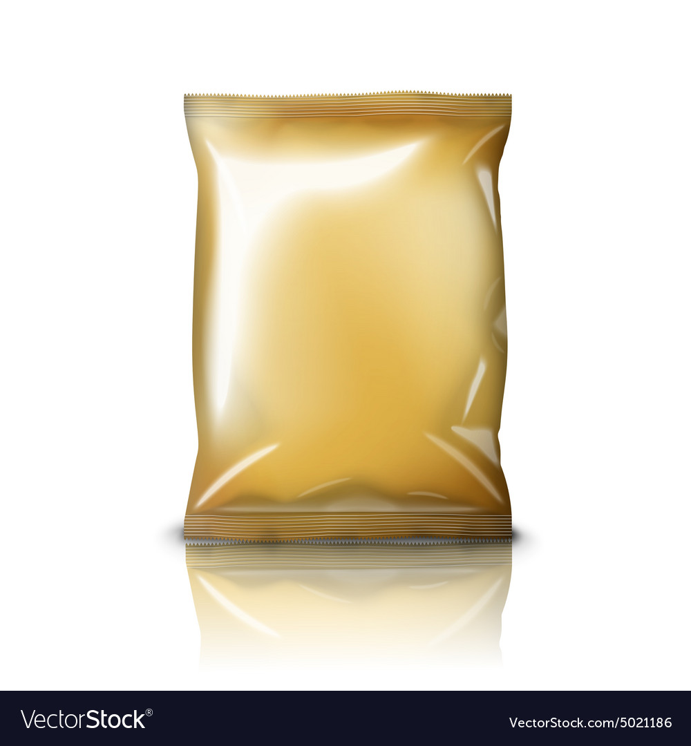 blank golden realistic foil
