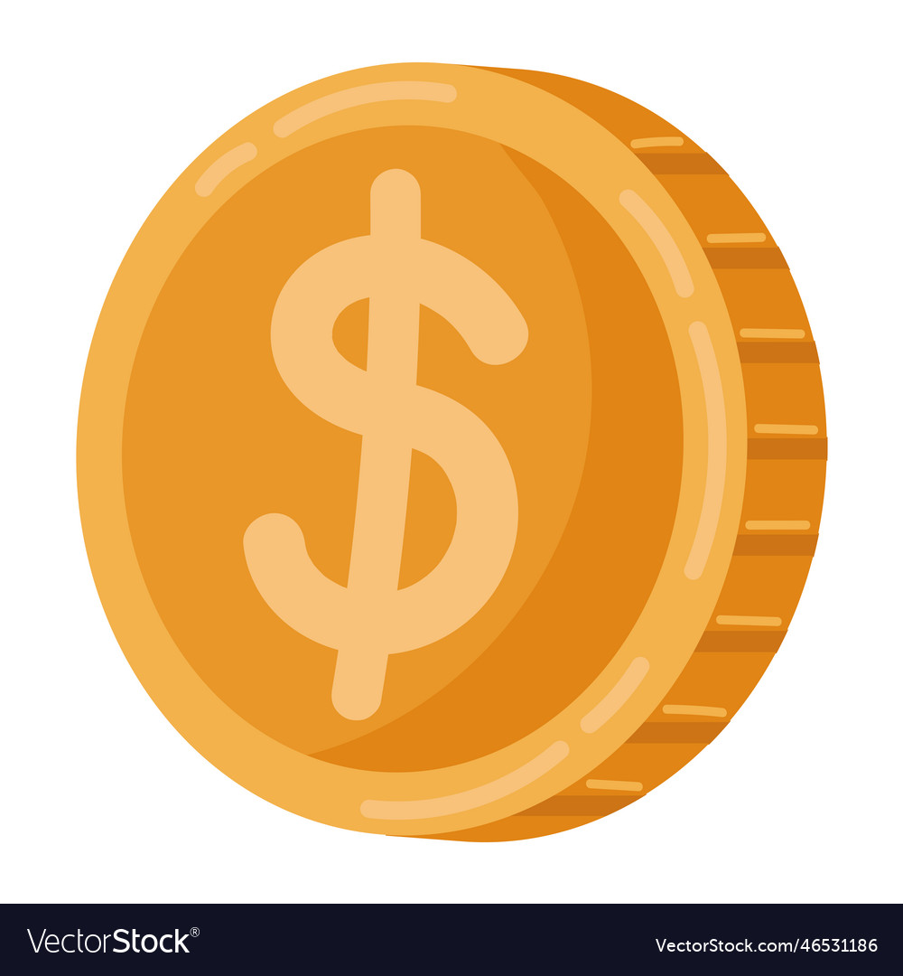 Dollar represents finance and saving Royalty Free Vector