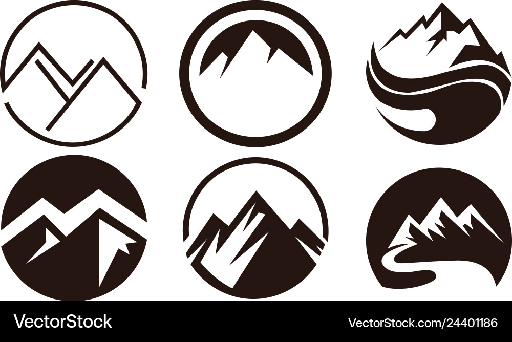 Mountain landscape Royalty Free Vector Image - VectorStock