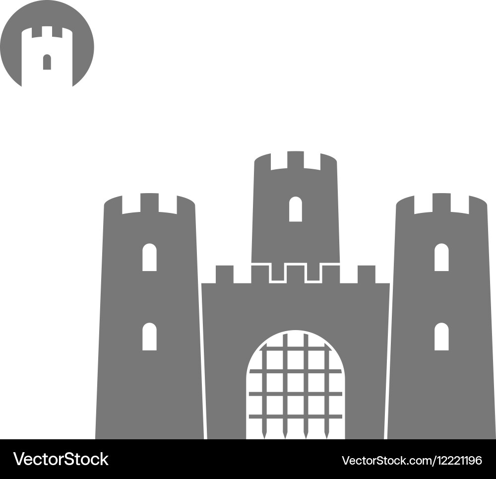 Abstract castle Royalty Free Vector Image - VectorStock
