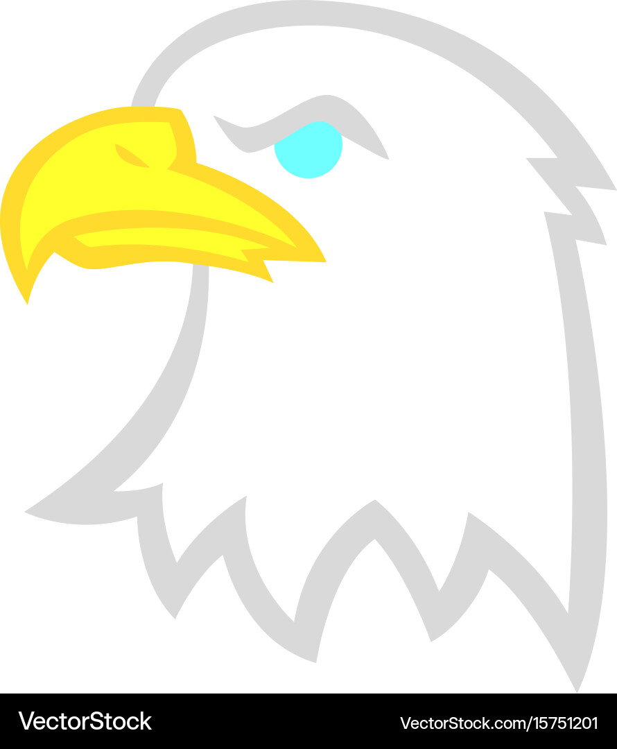 Eagle head Royalty Free Vector Image - VectorStock