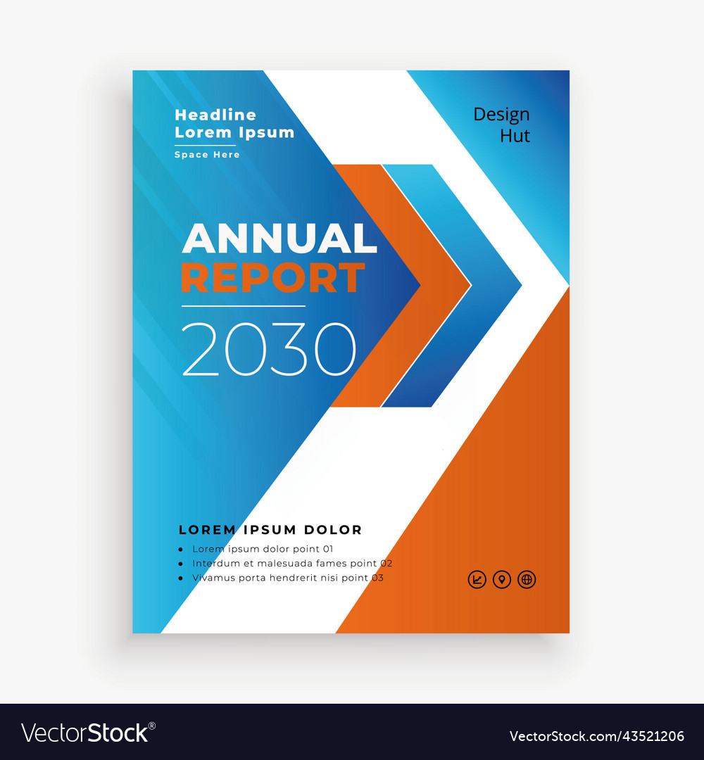 annual report cover page design samples