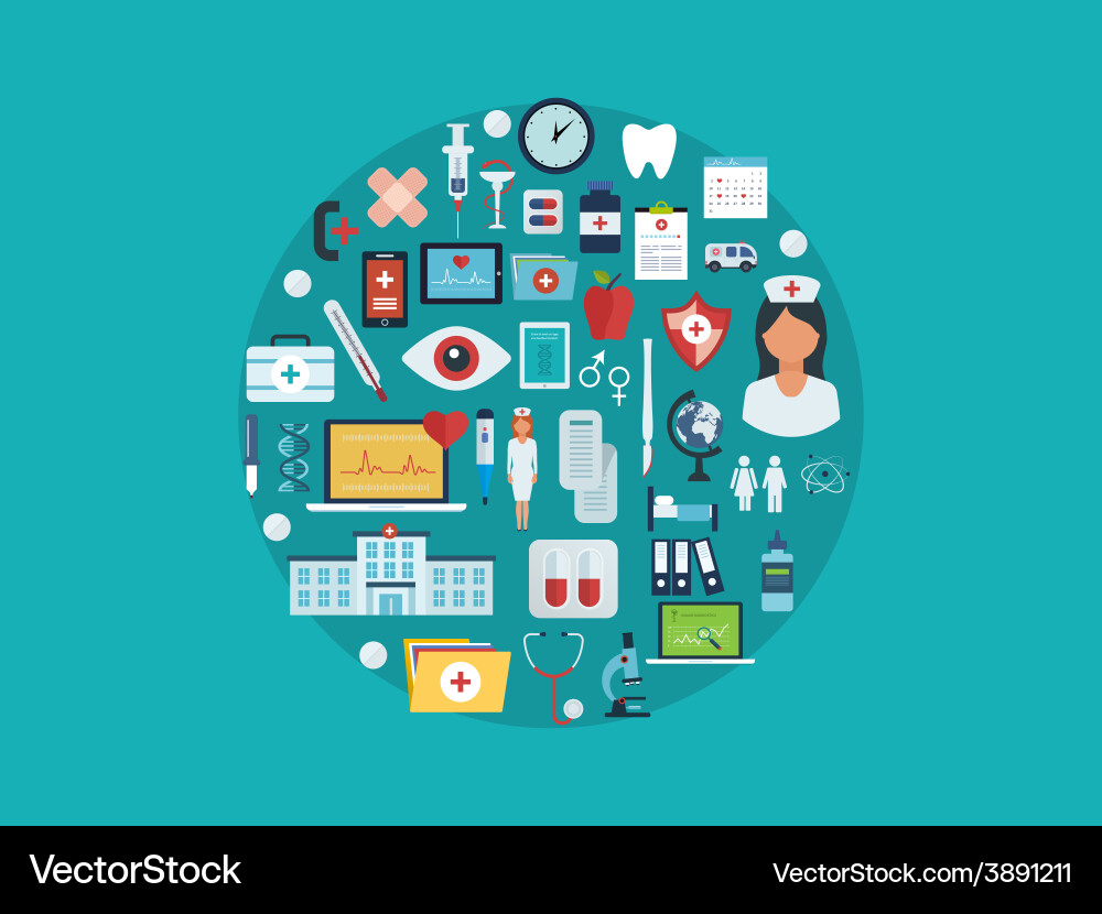 Flat design modern concept Royalty Free Vector Image