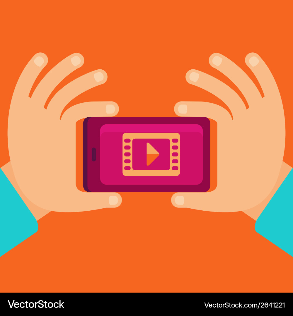 In flat style Royalty Free Vector Image - VectorStock