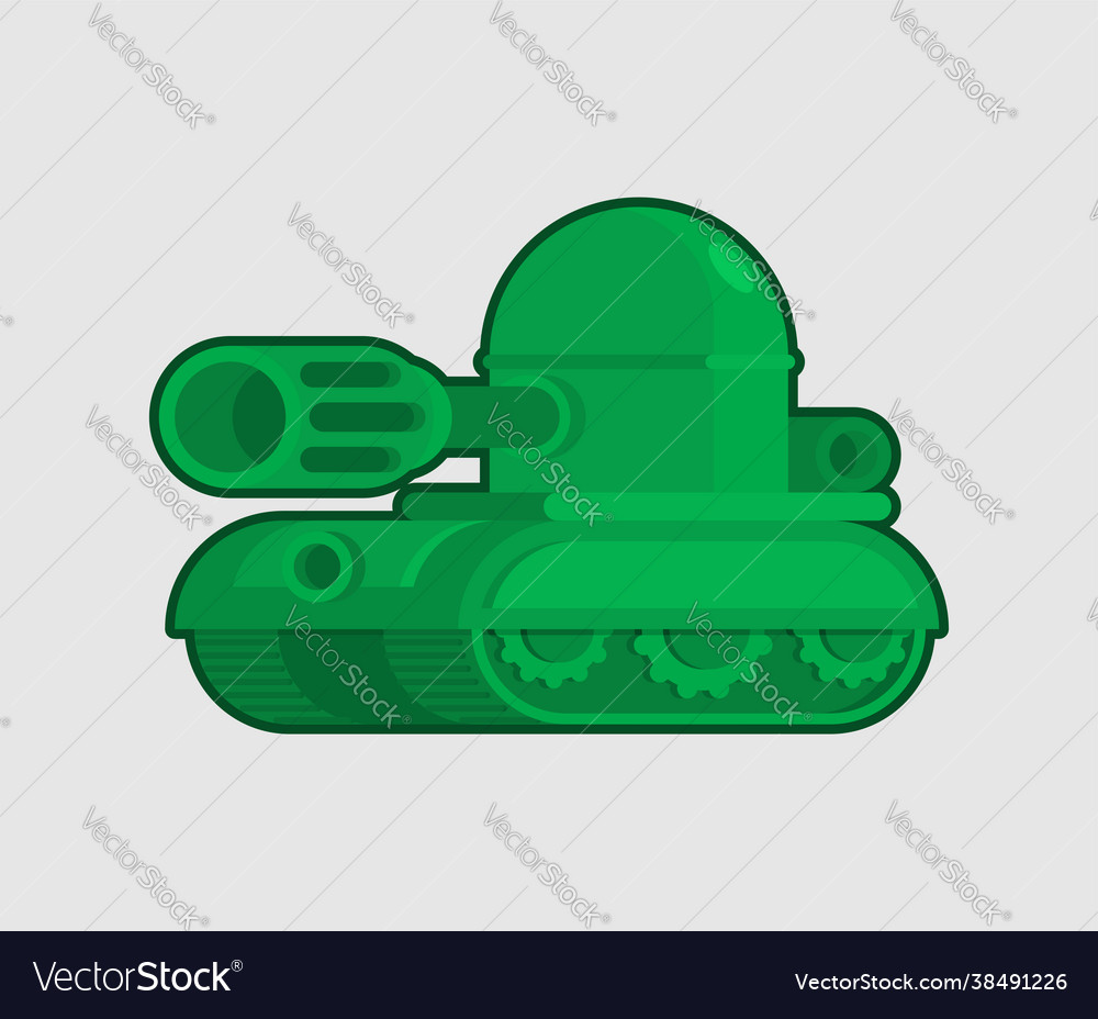 Cartoon tank isolated war machine toy Royalty Free Vector Cartoon tank isolated war machine toy Royalty Free Vector